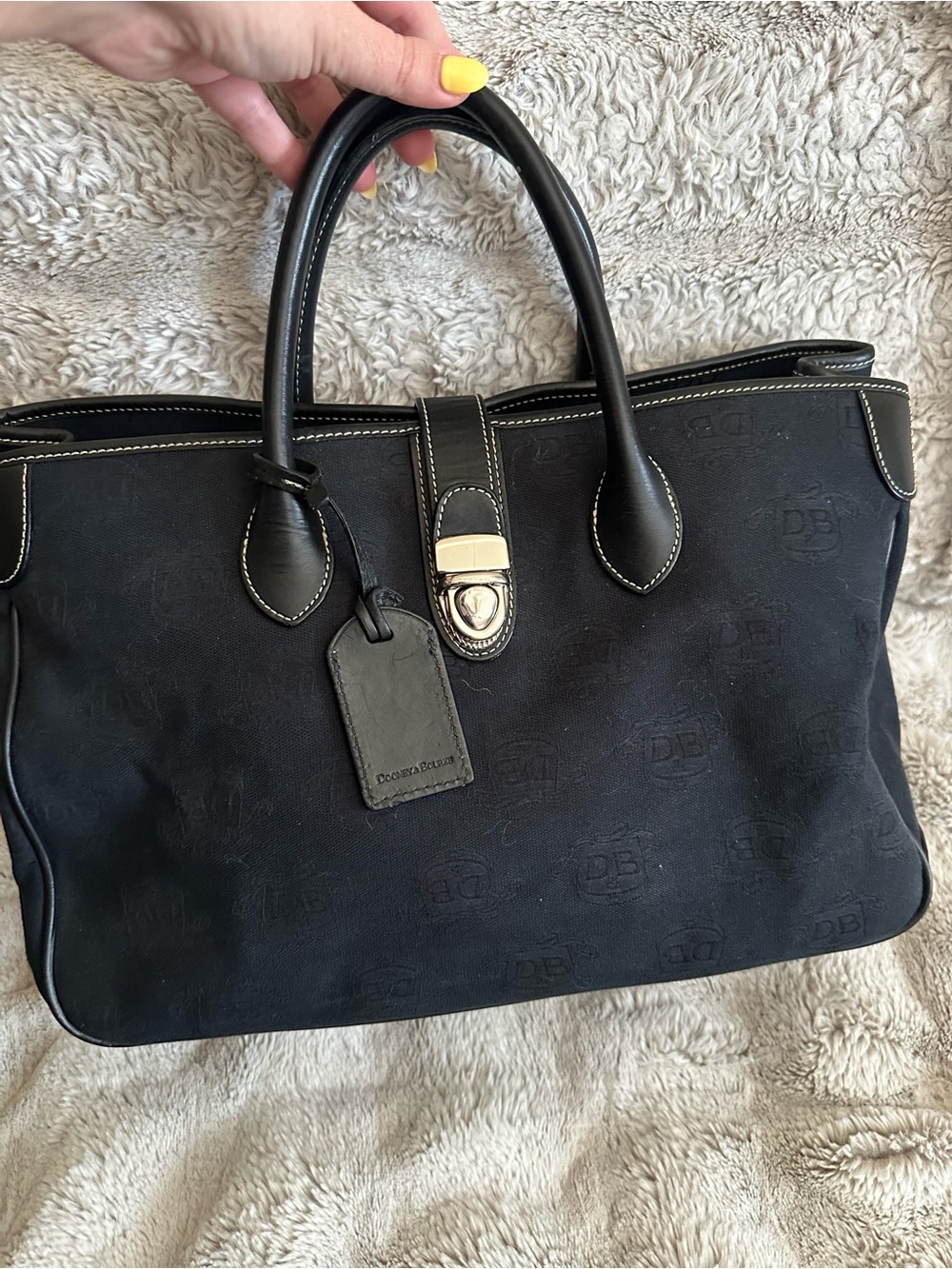 Rare!!! Vintage Black Dooney and Bourke Satchel.